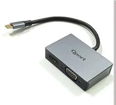 Qport%20Q-thv2%20Type-c%20To%20Hdmı/vga%20Çevirici