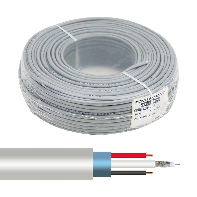 Martel%202+1%20100mt%20Ecotech%20Cctv%20Kablosu%202x0,22x0,22