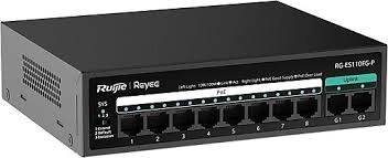 Ruıjıe%20Reyee%20Rg-es110fg-p%208%20Port%2010/100%208%20Port%20Poe%202%20Port%20Gıgabıt%20Uplınk%20110w%20Yonetılemez%20Desktop%20Swıtch