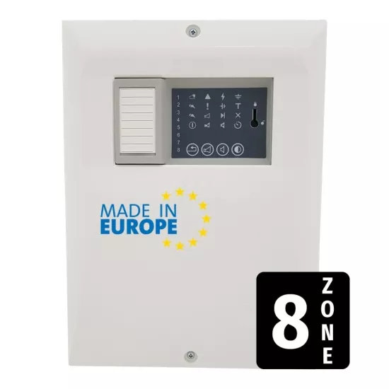 UniPOS FS 4000/8 8 Zonlu Konvansiyonel Yangın Alarm Paneli