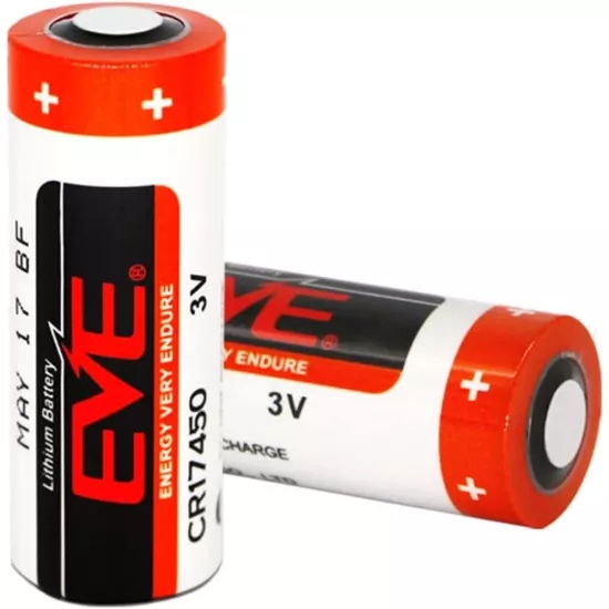 CR17450L 3V 2400mAh Primer Lityum Pil HY-SSA01 Dedektör Pili