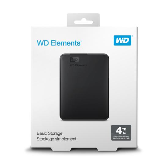 WD ELEMENTS 4TB USB3.0 2.5’’ HARICI HDD WDBU6Y0040BBK-WESN