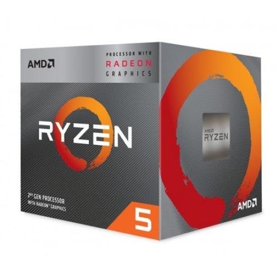AMD RYZEN 5 3400G 3,70/4.20GHz 6MB RADEON VEGA11 AM4 İŞLEMCİ 65W