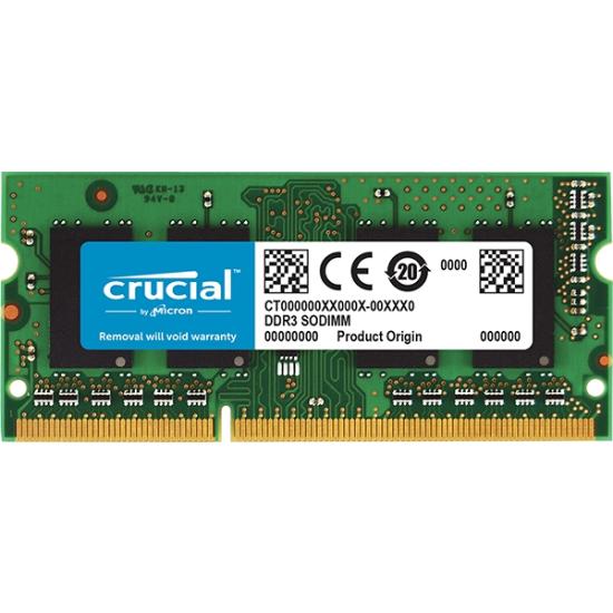 CRUCIAL 8GB 1600MHz DDR3 CRUSOL1600/8G NOTEBOOK RAM