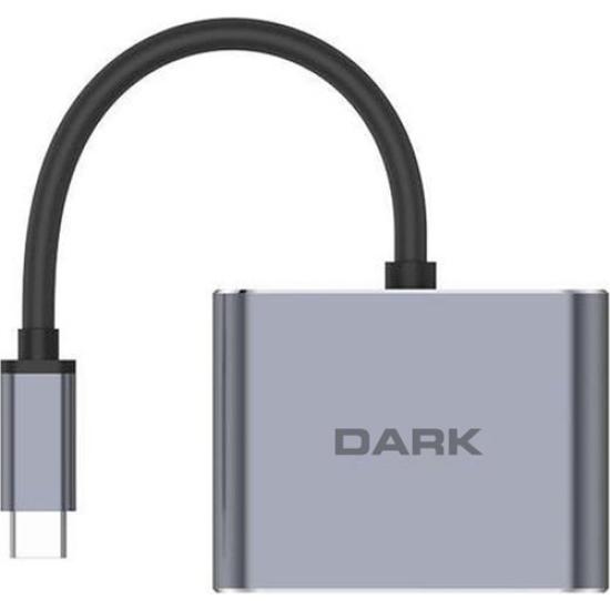 DARK DK-AC-U31XMST USB 3.1 TYPE-C TO VGA + HDMI DÖNÜŞTÜRÜCÜ