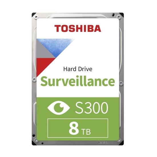 TOSHIBA SURVEILLANCE S300 8TB 7200RPM 256MB SATA3 6Gbit/sn HDWT380UZSVA 7/24 GÜVENLİK HDD