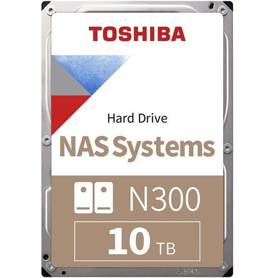 TOSHIBA N300 10TB 7200RPM 256MB SATA3 6Gbit/sn HDWG11AUZSVA NAS HDD