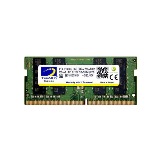 TWINMOS 8GB 2666MHz DDR4 NOTEBOOK RAM MDD48GB2666N