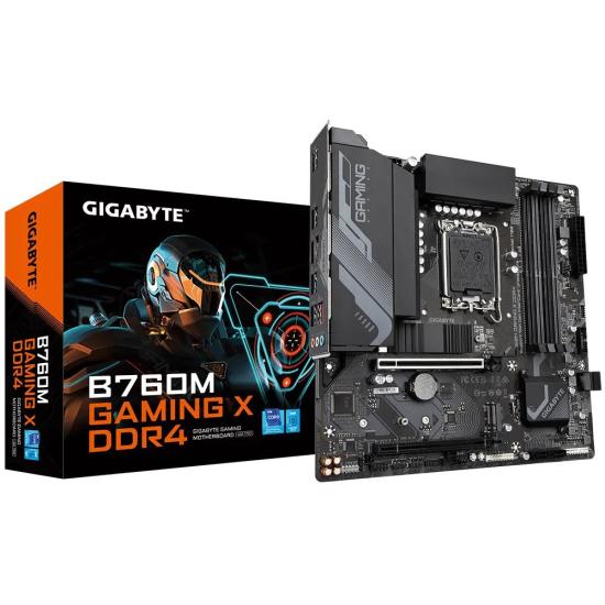 GIGABYTE B760M-GAMING-X-DDR4 4xDDR4 HDMI/DP 2xM.2 1xGLAN 1700P ANAKART