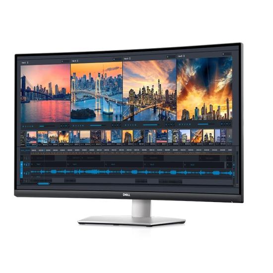 DELL S3221QSA 31.5’’ 4MS 4K UHD 3840x2160 2xHDMI/DP PIVOT SILVER CURVED IPS MONITOR
