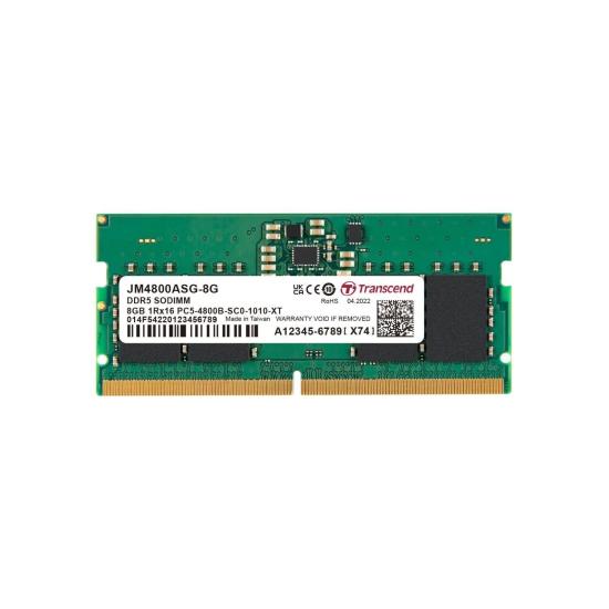 TRANSCEND 8GB 4800MHz DDR5 1.1V JM4800ASG-8G NOTEBOOK RAM