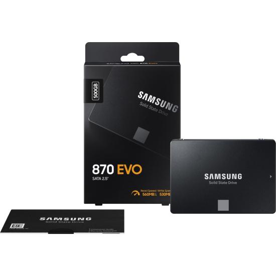 SAMSUNG 870 EVO 500GB 560/530MB/s 2.5’’ SATA3 SSD MZ-77E500B/KR