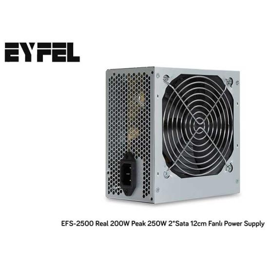 EYFEL EFS-2500 250W 12cm FANLI POWER SUPPLY 2xSATA ( BULK )
