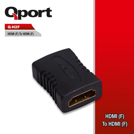 Qport Q-h2f Hdmı (f) To Hdmı (f) Çevirici Adaptör
