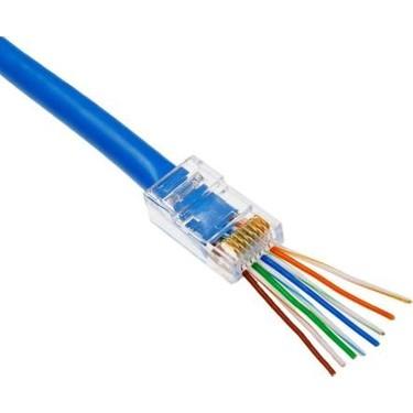 Ods C6erj45t 8p/8c Ez-plug Yeni Nesil Cat6 Rj45 Konnektör 100’lü