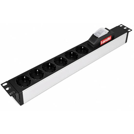 Lande Ln-prz-sgt-1u6p-sc 6’lı Sigortalı Grup Priz