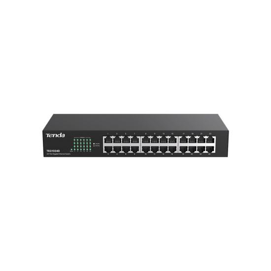 Tenda Teg1024d 24 Port 10/100/1000 Yonetılemez Rack Mount Swıtch