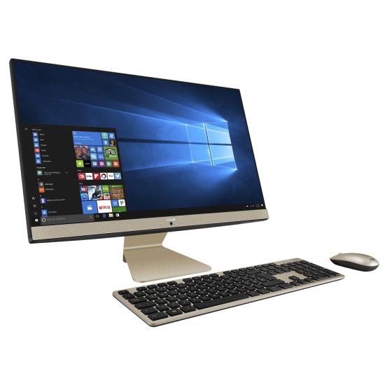 ASUS V222FAK-BA025M I5-10210U 8GB 256GB SSD O/B VGA 21.5’’ FHD NONTOUCH FREE-DOS GOLD/SİYAH ALL IN ONE PC