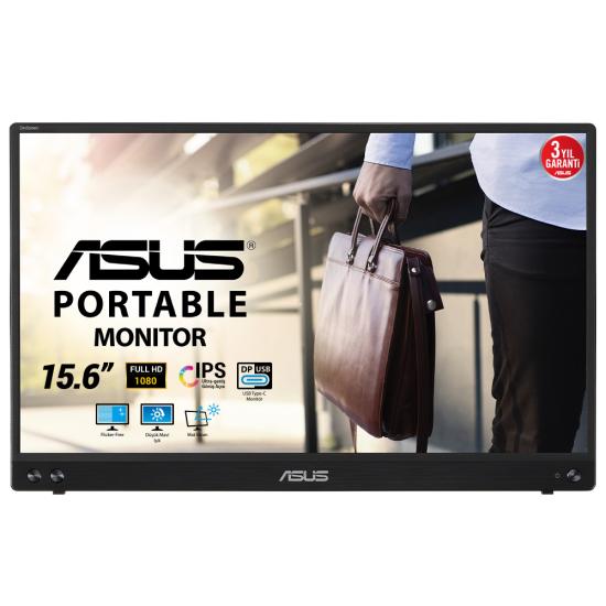 ASUS ZENSCREEN MB16ACV 15.6’’ 5MS 1920x1080 USB TYPE-C TAŞINABİLİR LED MONITOR