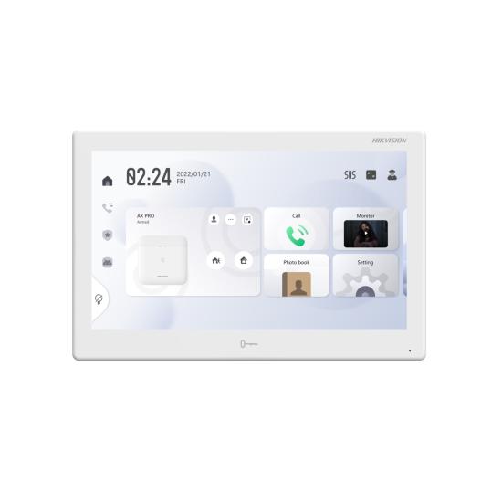 HIKVISION DS-KH9510-WTE1(B) 10’’ DOKUNMATİK IP INTERCOM İÇ ÜNİTE