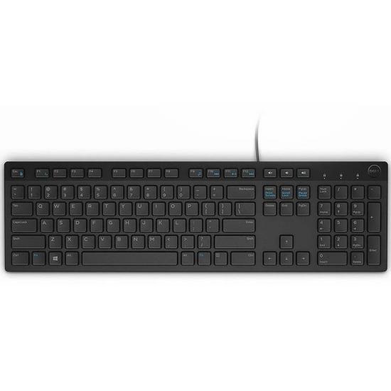 DELL KB216 (580-ADHQ) KABLOLU USB MULTİMEDYA SİYAH Q KLAVYE (ingilizce)