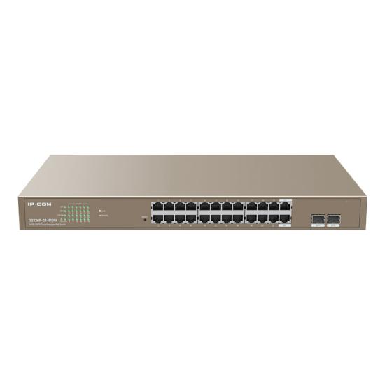Ip-com Ip-g3326p-24-410w 24 Port 10/100/1000 24 Port Poe 2 X Sfp 370w Cloud Yönetilebilir Rack Mount Swıtch