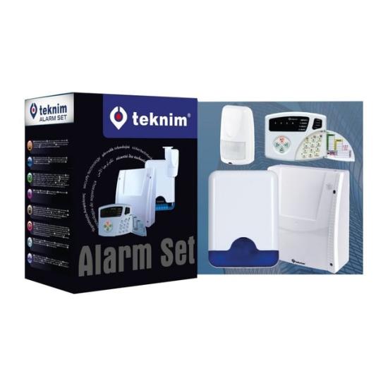 TEKNIM VAP-404PT KABLOLU PSTN’Lİ ALARM PANELİ 4+4 ZONLU