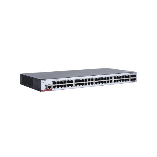 RUIJIE RG-CS83-48GT4XS  48 PORT 10/100/1000 4-PORT 1G/10G L3 YÖNETİLEBİLİR RACK MOUNT SWITCH