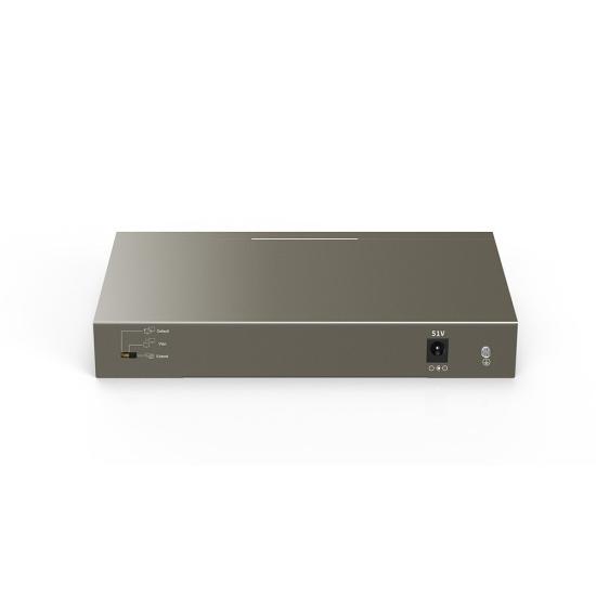 Tenda Tef1110p-8-102w 10 Port 10/100 8 Port Poe 2 Port Gıgabıt Uplınk 102w Yonetılemez Desktop Swıtch