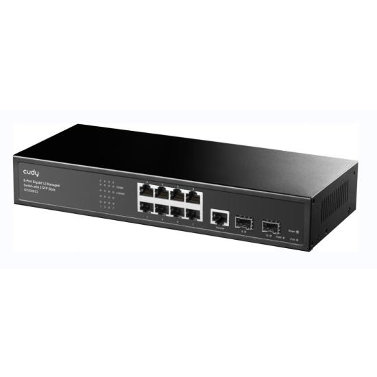 Cudy Gs2008s2 8 Port 10/100/1000 Yonetılebılır Rack Mount Swıtch