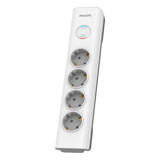 PHILIPS SPN7040WA/62 600J 4’LÜ / 2M AKIM KORUMALI PRİZ