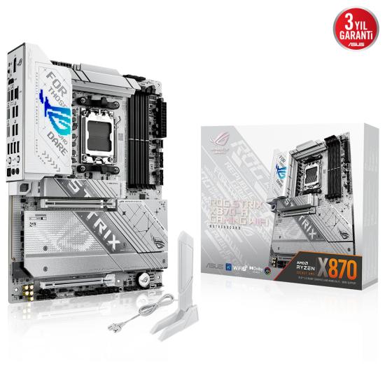 Asus Rog Strıx X870-a Gamıng Wıfı 4xddr5 Dp/hdmı 4xm.2 Am5 Anakart