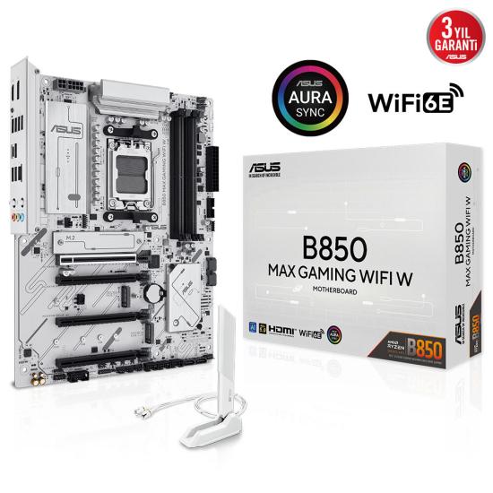 Asus B850 Max Gamıng Wıfı W 4xddr5 Hdmı Dp 3xm.2 Am5 Anakart