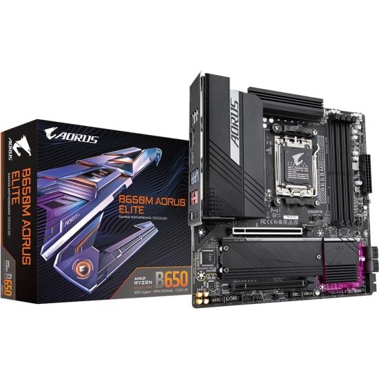 GIGABYTE B650M-AORUS-ELITE 4xDDR5 DP/HDMI 2xM.2 AM5 ANAKART