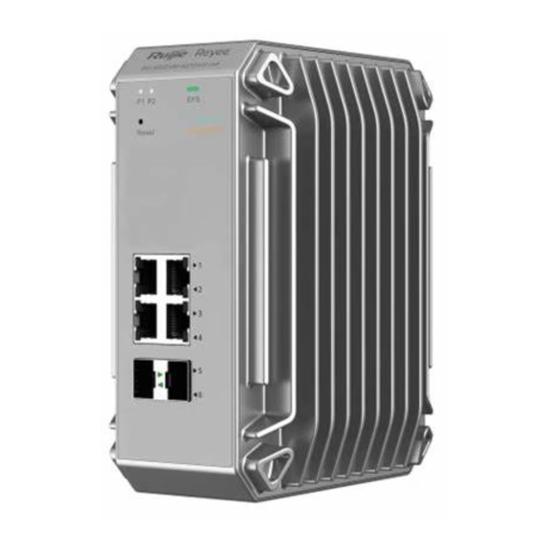 Ruıjıe Reyee Rg-nıs3100-4gt2sfp-hp 4 Port 10/100/1000 4 Port Poe 2 X Sfp Rujıe Cloud Yonetılebılır Endüstriyel Swıtch