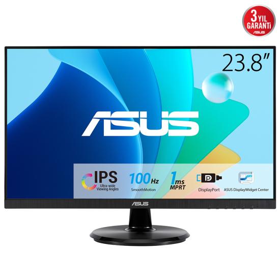 ASUS VA24DQFR 23.8’’ 1MS 100Hz 1920x1080 VGA/HDMI/DP VESA HOPARLÖR IPS LED MONITOR