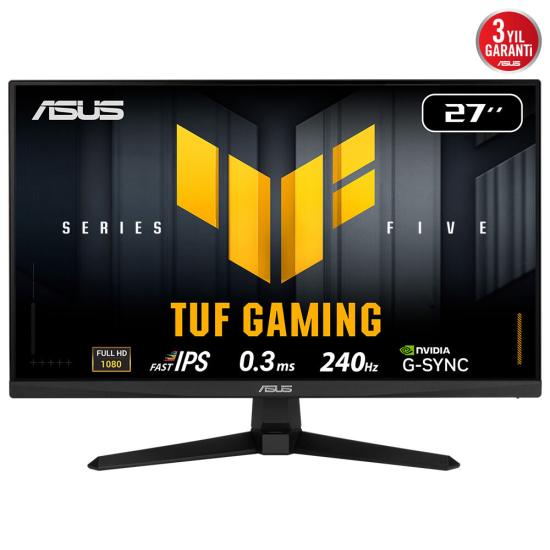 ASUS TUF GAMING VG279QM5A 27’’ 0.3MS 240HZ 1920x1080 2xHDMI/DP VESA MM FULL HD LED MONITOR