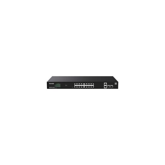 Tenda Teg2220p-16-250w 16 Port 10/100/1000 16 Port Poe+ 2 X Sfp 250w Yonetılebılır Desktop Swıtch