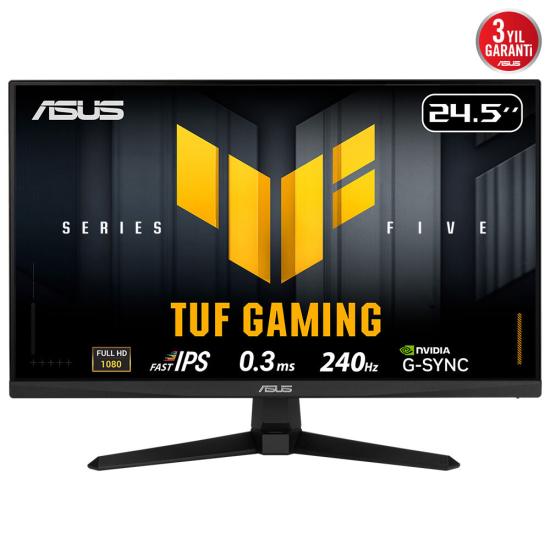ASUS TUF GAMING VG259QM5A 24.5’’ 0.3MS 240HZ 1920x1080 HDMI/DP FAST IPS GAMING MONITOR