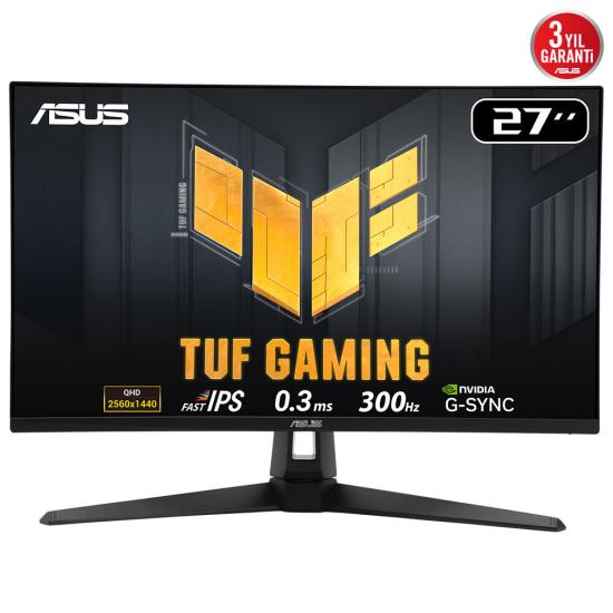 Asus Tuf Gamıng Vg27aqm5a 27’’ 0.3ms 300hz 2k Qhd Dp/hdmı/usb Vesa Ips Led Gamıng Monıtor
