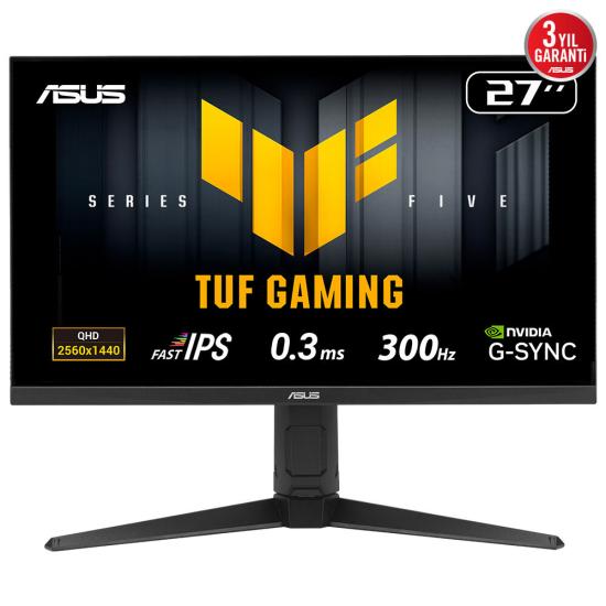 Asus Tuf Gamıng Vg27aqml5a 27’’ 0.3ms 300hz 2k Hdmı/dp Pıvot Ips Led Gamıng Monıtor