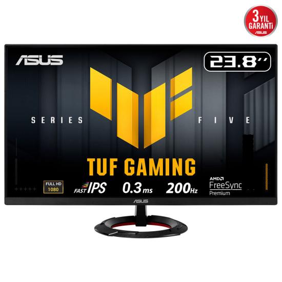 Asus Tuf Gamıng Vg249q5r 23.8’’ 0.3ms 200hz Hdmı/dp Vesa Ips Led Gamıng Monıtor