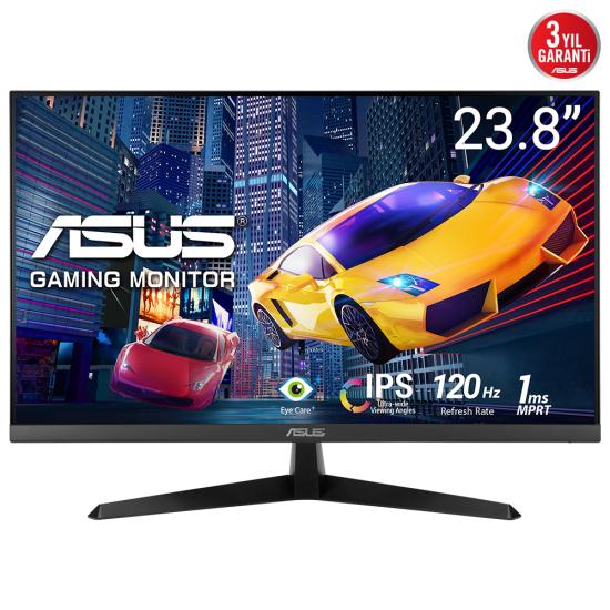 Asus Vy249hgr 23.8’’ 1ms 120hz Vga/hdmı Vesa Ips Led Gamıng Monıtor