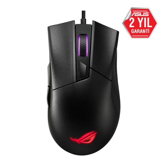 Asus P507 Rog Gladıus Iı Core Usb 6200 Dpı Aura Sync Rgb Gamıng Mouse