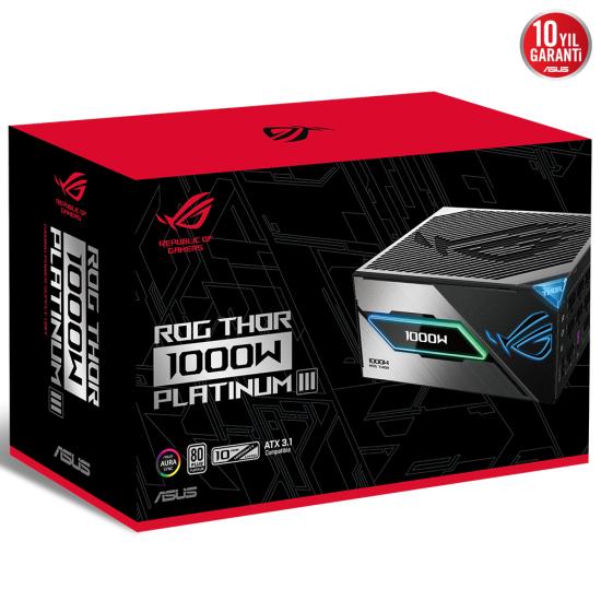 Asus Rog-thor-1000p3 1000w 80+ Platınum Manyetik Oled Ekran Power Supply Pcı-e 5.0