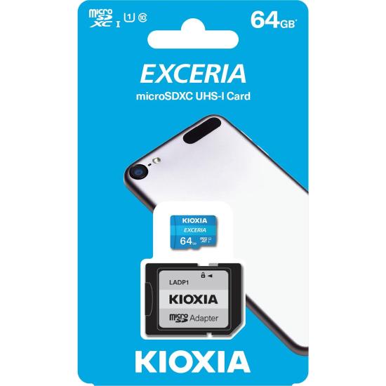 Kıoxıa Excerıa 64gb Mıcro Sdxc Class10 100mb/s Hafıza Kartı Lmex1l064gg2