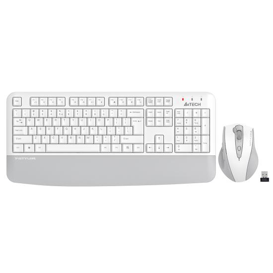 A4 Tech Fg2500s Plus Kablosuz Multimedya Beyaz/gri 2.4 Ghz /3200 Dpı Q Klavye+mouse