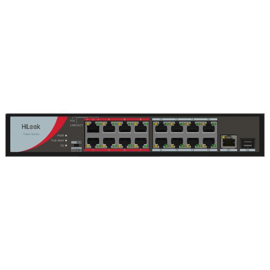 Hılook Ns-0318p-130 16 Port 10/100 16 Port Poe+ 1 Port Uplınk+ 1 Sfp 130w Fast Ethernet Swıtch