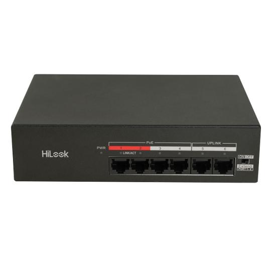 Hılook Ns-0106mp-35 10/100 4 Port Poe 2 Port Uplınk Fast Ethernet Metal Swıtch