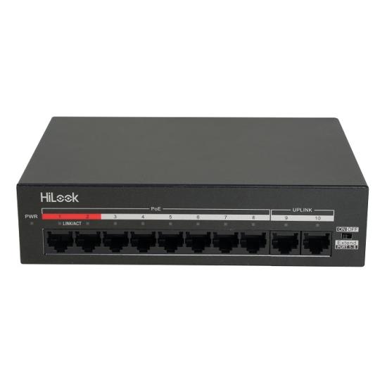 Hılook Ns-0110mp-60 8 Port 10/100 8 Port Poe+ 2 Port Uplınk 60w Yonetılemez Swıtch